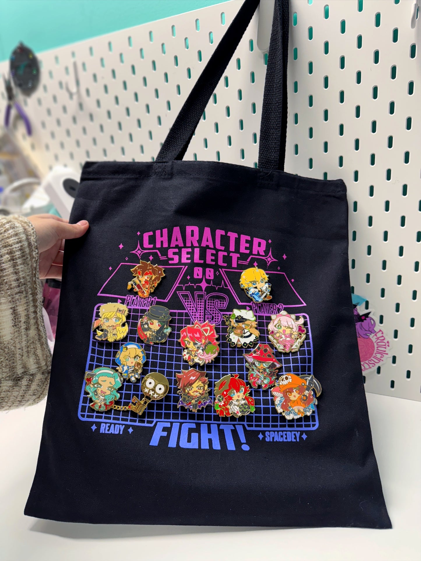 Character Select tote bag