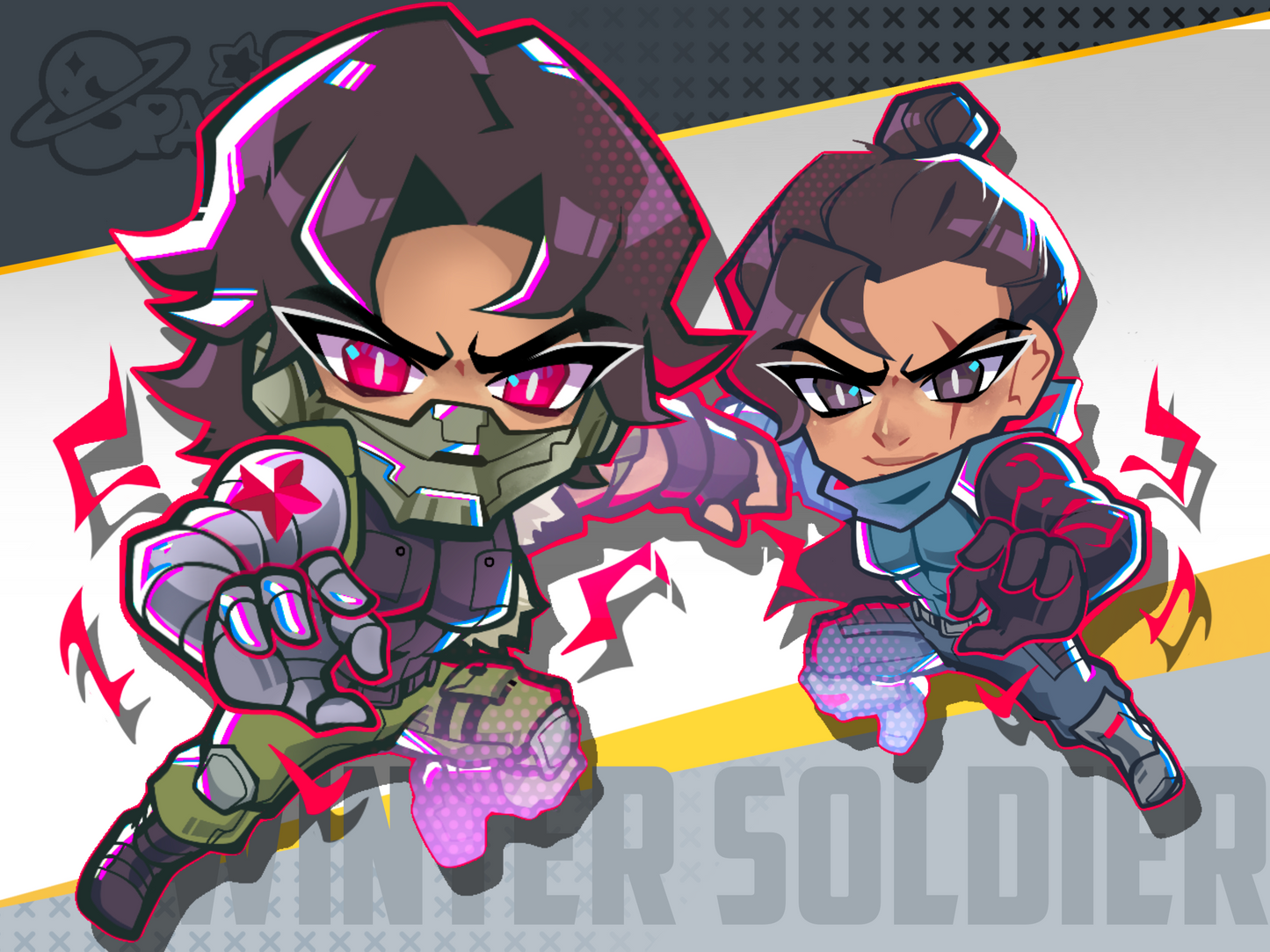 Hero Rival PREORDER Keychains | Double sided