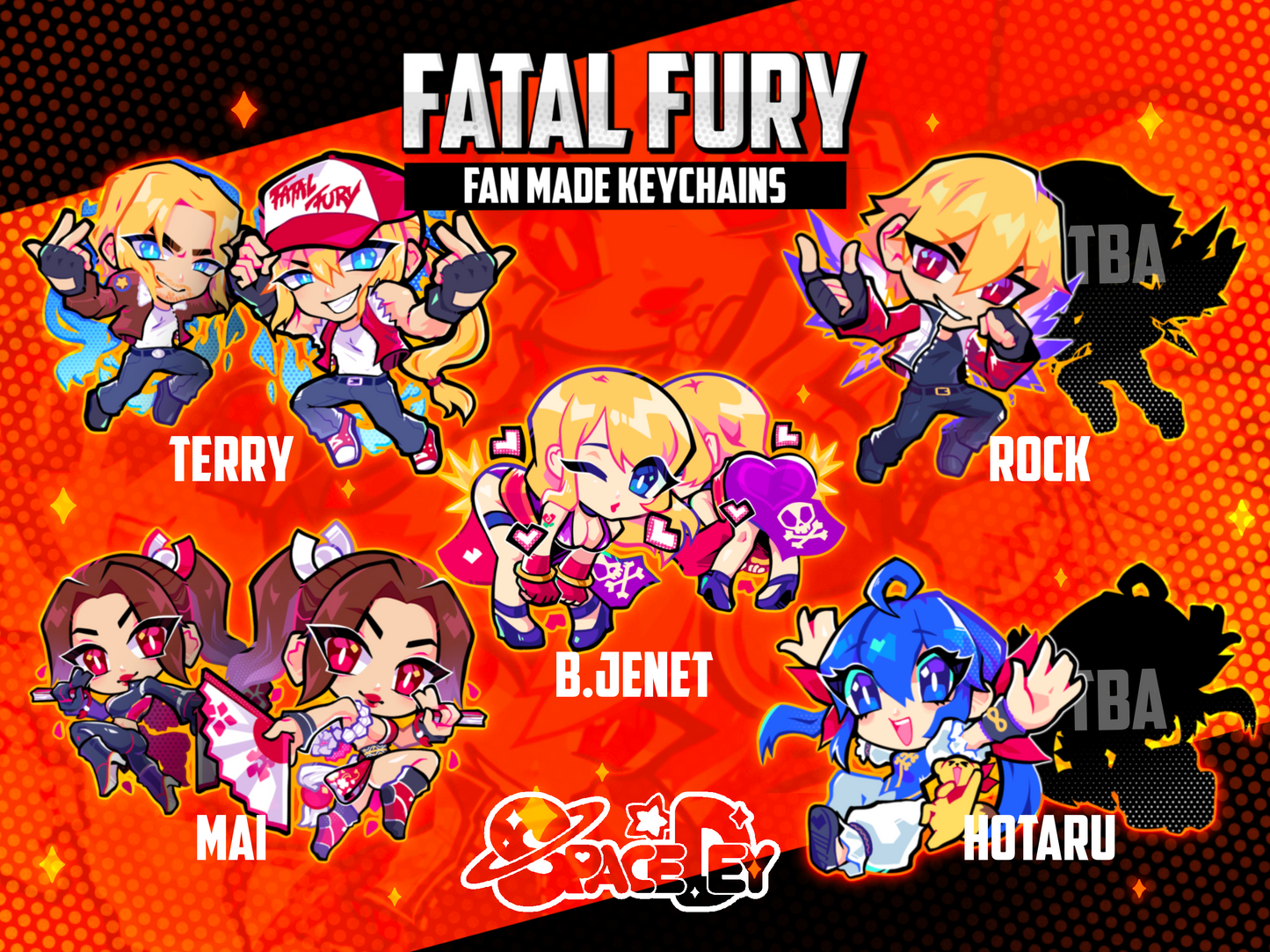 Fatal Fury Keychain