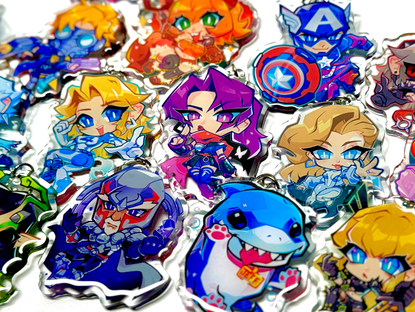 Hero Rival PREORDER Keychains | Double sided