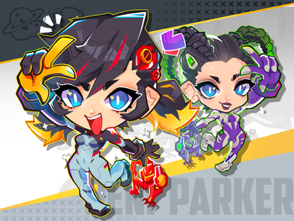 Hero Rival PREORDER Keychains | Double sided