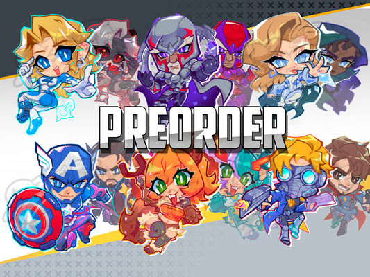 Hero Rival VOL.2 PREORDER Keychains | Double sided (Copy)