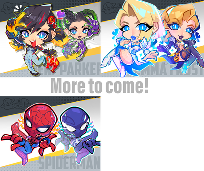 Hero Rival Keychains | Double sided