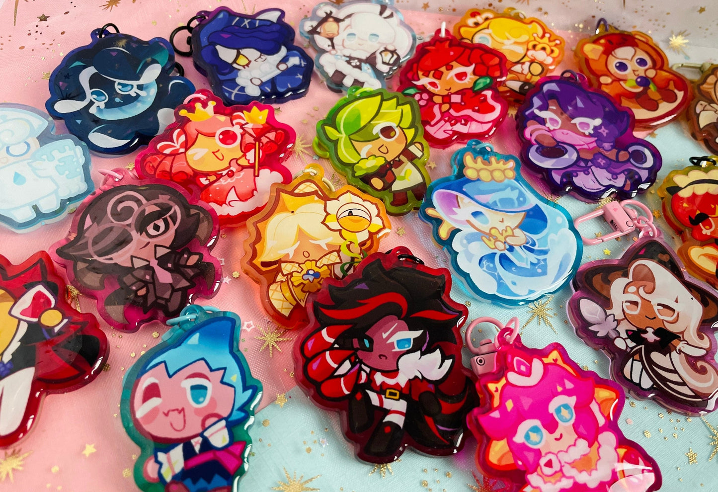 Cookie Run Keychain | Colored +Epoxy | Over 50 cookie