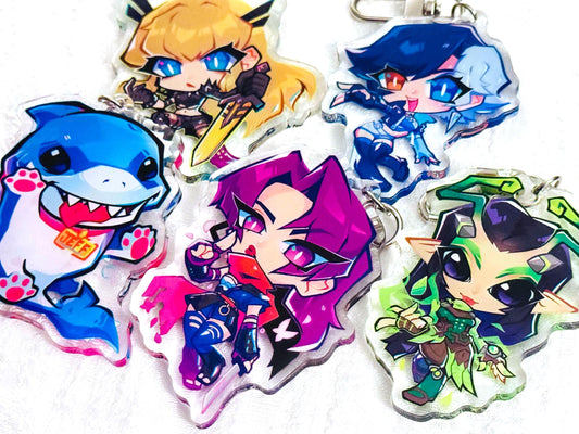 Hero Rival PREORDER Keychains | Double sided