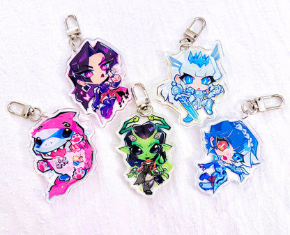 Hero Rival PREORDER Keychains | Double sided